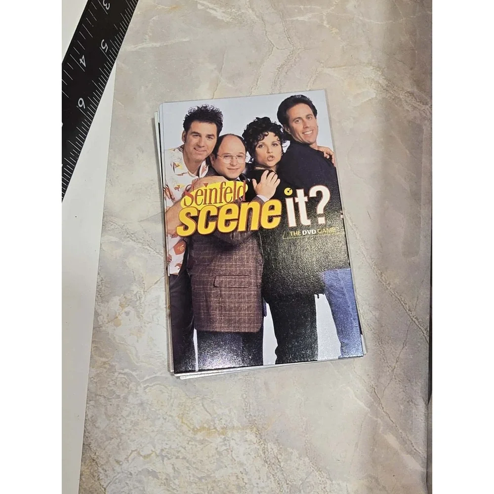 🎲 Seinfeld Scene It? Deluxe DVD Board Game Complete Set GUC Retro TV Trivia